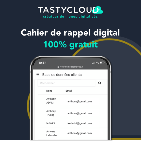 Mettre en place un cahier de rappel dans son restaurant en 5 minutes