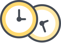 icon-clock-jaune@3 menu digital restaurants et hôtels