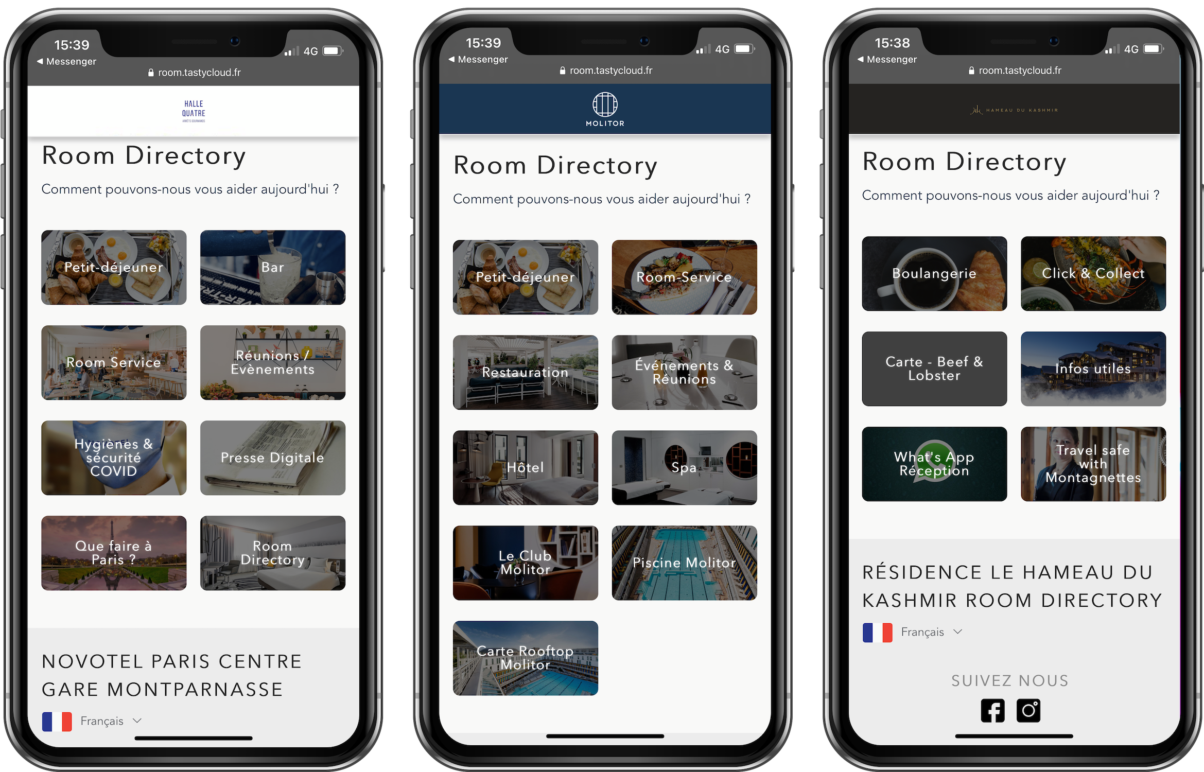 Room Directory digital hotel room service digital hotel