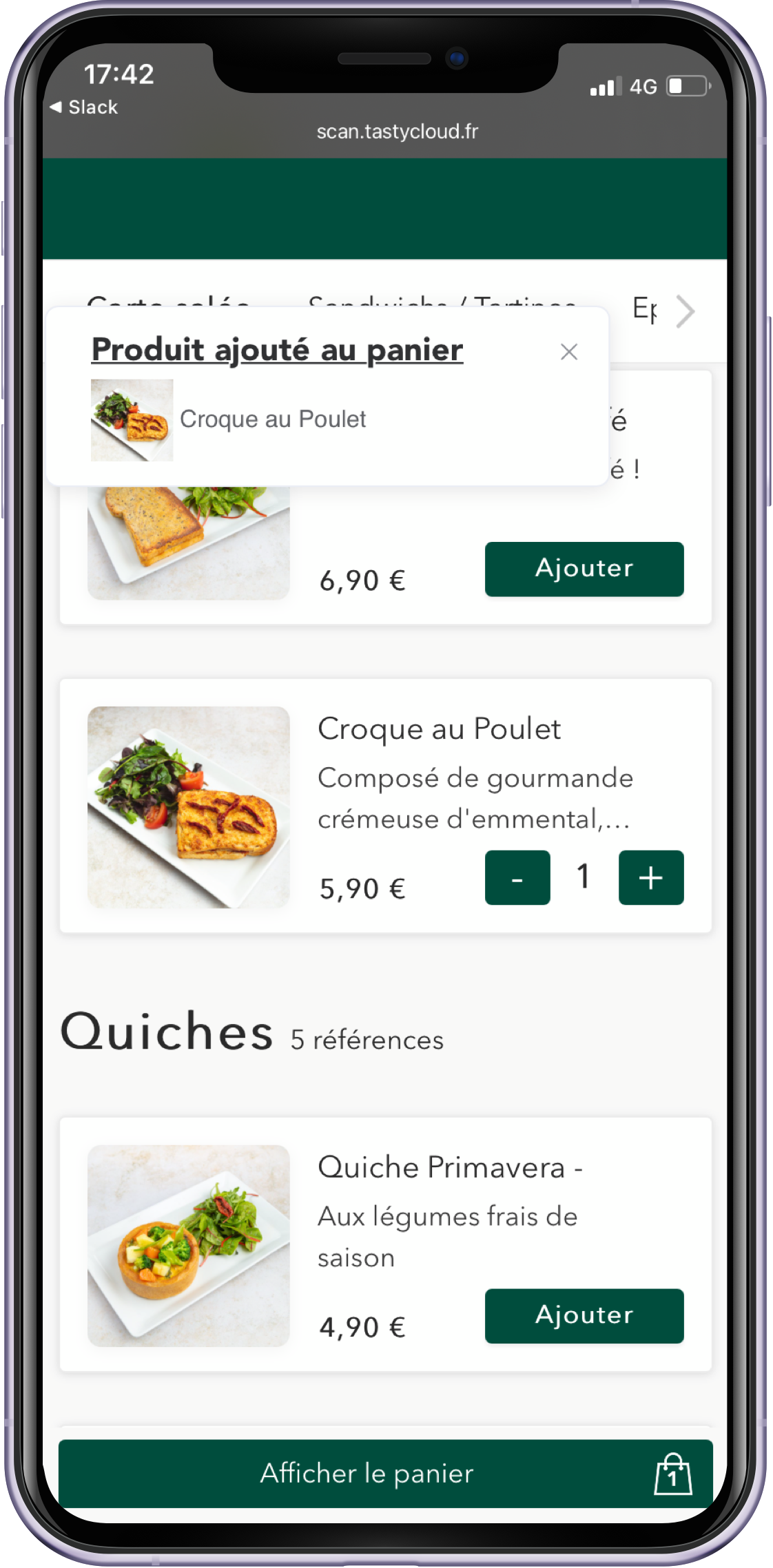 MENU QR CODE TASTYCLOUD LP
