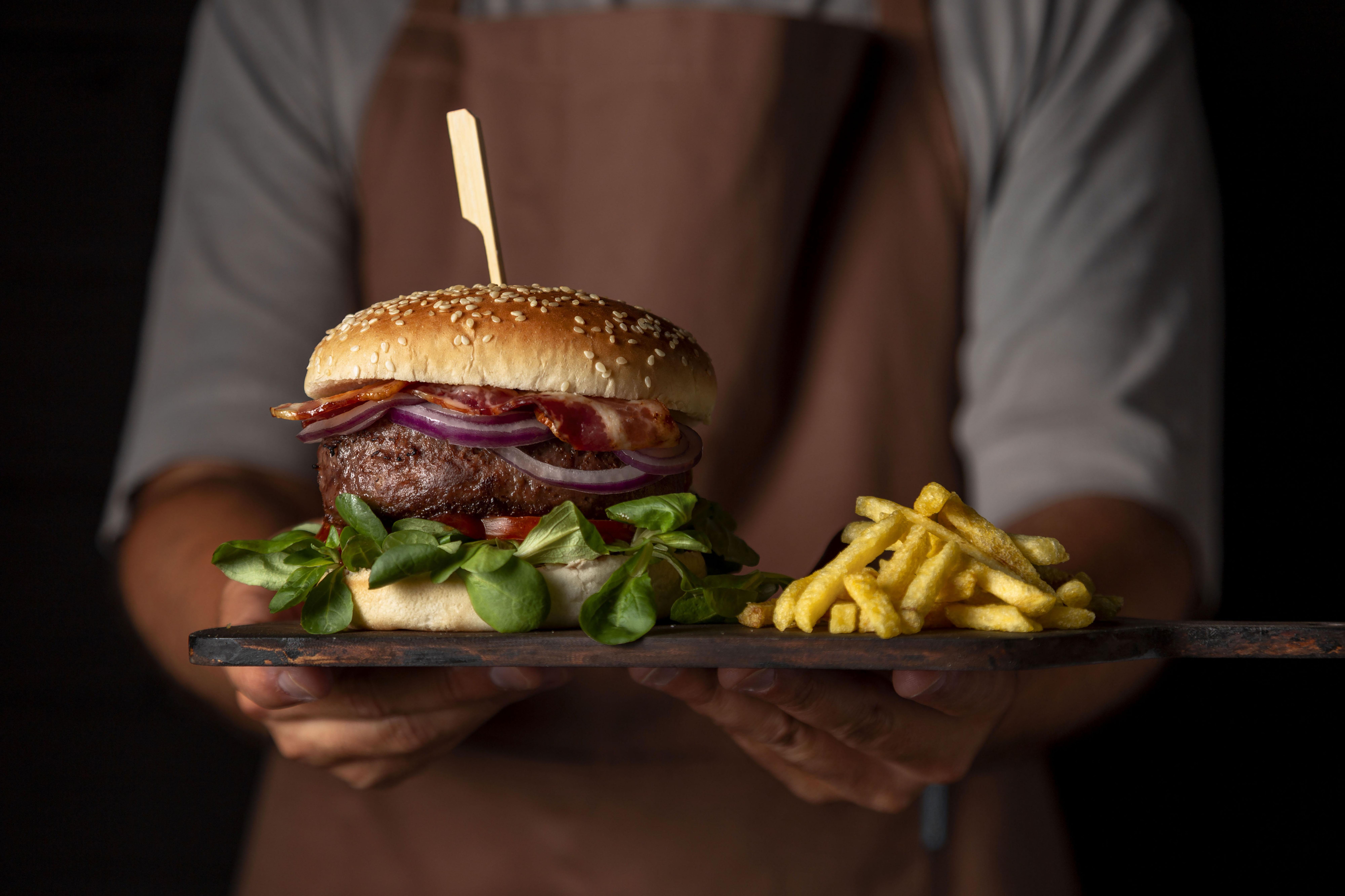 Une carte visuelle pour son restaurant de burgers TastyCloud