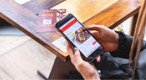Le menu QR Code de TastyCloud chez Bebert